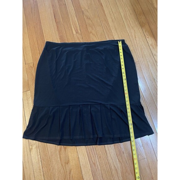 J. Jill Wearever Collection Pull On Jersey Knit Skirt Plus Size 4X Black NEW TAG - Picture 7 of 10